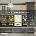 thumbnail image 4 of Bulbrite LED Filament Pack of (2) 8.5 Watt Dimmable G40 Light Bulbs with a Milky Finish and Medium (E26) Base - 3000K (Soft White Light), 800 Lumens, 4 of 7