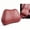 Red, variant on Lumbar Support Pillow for Car,Breathable Nappa Leather,Relieve Back Pain,Slow Rebound Ergonomic Fit for Most Cars SUVs,Trucks,