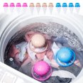 thumbnail image 1 of Ganfancp 4 Pcs Washing Machine Hair Catcher Floating Lint Mesh Bag Reusable Hair Filter Mesh Bag Lint Trap For Tray Ofertas Flash Liquidación 4X Bolas de Lavandería, 1 of 7