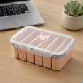 thumbnail image 4 of Honmine Large Capacity Multi Compartment Silicone Lunch Box, Soup Box Food Storage Box Food Grade, Bento Bowl Lunch Box for Microwave Freezer, 4 of 5