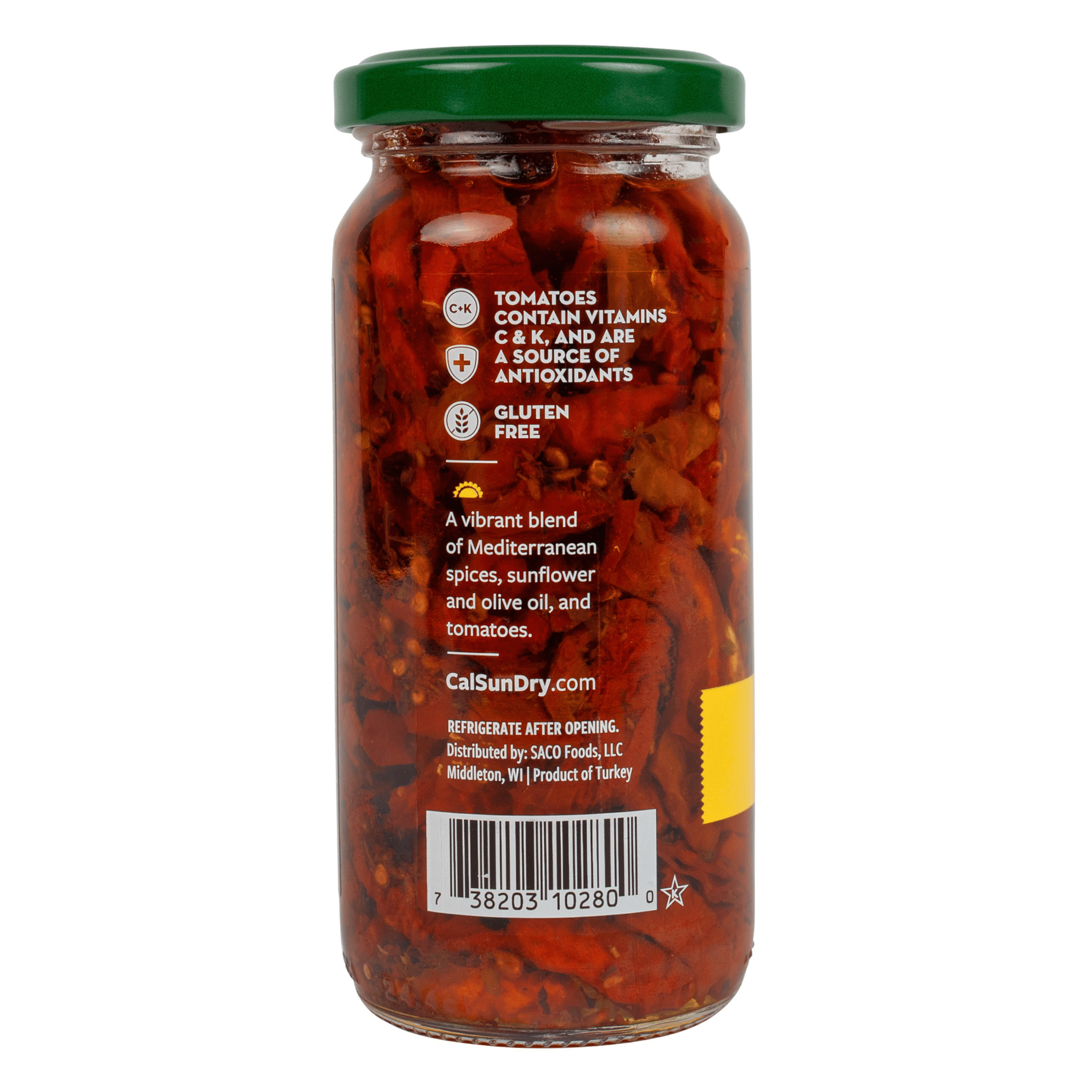 California Sun Dry, Sun-Dried Tomatoes in Oil with Herbs, Julienne Cut, 8 oz Jar