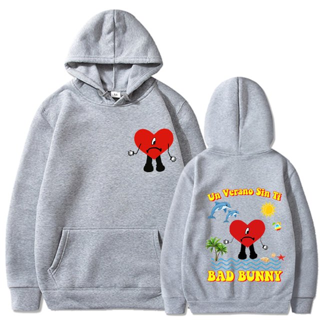 Sudadera con capucha de Bad Bunny para hombre y mujer, ropa de calle con estampado de Hip Hop, Unisex, de alta calidad, gran oferta, novedad de 2022