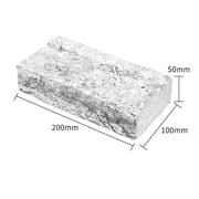 Transparent Solid Glass Bricks, Rectangular Solid Glass Brick Decorative Partition Wall for DIY Lighting fixtures,Tables