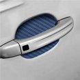 thumbnail image 4 of fastboy 4Pcs Carbon Fiber Auto Door Handle Film Scratch Proof Professional Car Handle Protector Anti-Scratch Stickers Good Toughness  Blue, 4 of 5