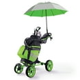 thumbnail image 6 of Sun Tek 68" UV Protection Wind Cheater Vented Canopy Umbrella (Silver/Green), 6 of 6