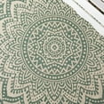 thumbnail image 5 of Safavieh Courtyard Gracelyn Medallion Indoor/Outdoor Area Rug, Beige/Dark Green, 6'7" x 6'7" Square, 5 of 10