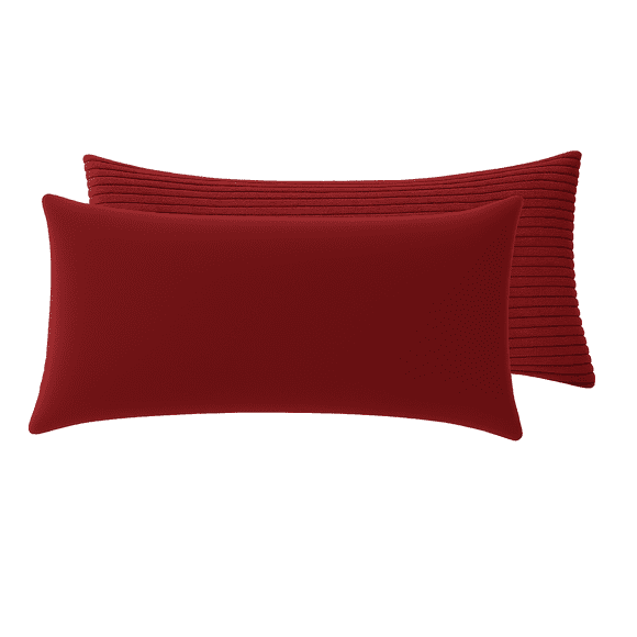 Cord Plush Rhubarb Body Pillow