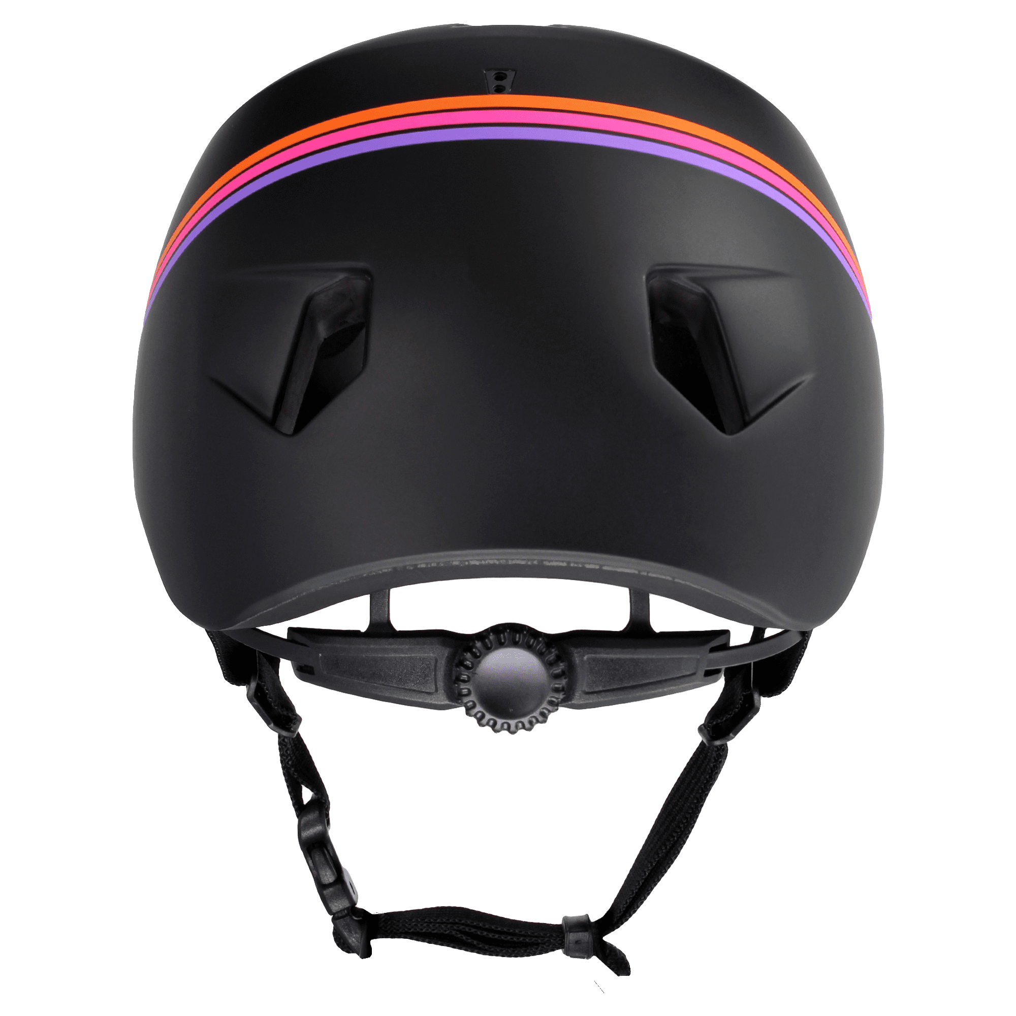 Nino Razor Matte Black Yellow Sunset Helmet w/ Visor - XS/S