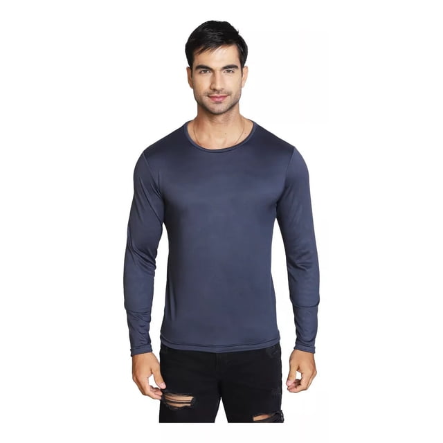Playera Caballero Hombre Slim Fit Muy Comoda Manga Larga