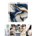 thumbnail image 5 of Navy Blue Marble Cloth Napkins Washable Set of 4, Gold Modern Art Reusable Dinner Table Napkins Cloth Bulk for Weddings Kitchen Restaurants Hotel Events Parties 20 x 20 Inch, 5 of 9