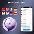thumbnail image 5 of Smart Language Translator Earbuds, Real-Time Translation in 144 Languages, Bluetooth 5.4, ANC Noise Cancelling, Touchscreen Charging Case, BY01 Voice Translation Earphones Gift, 5 of 9