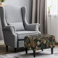 thumbnail image 2 of Xixirimido Vintage Forest Camo Pattern Ottoman Cover Rectangle Storage Ottoman Slipcover Stretch Footrest Stool Covers with Elastic Band for Rectangle and Square Ottoman, Small, 2 of 7