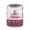 thumbnail image 2 of PURCOLT Transparent Colorful Light Effect Luminous Bluetooth Speaker Wireless Glazed Computer Audio Desktop Ornaments Ambient Light Audio on Clearance, 2 of 7