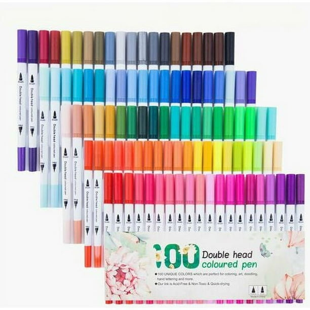 Rotuladores acrílicos, rotuladores permanentes impermeables de 48 colores para pintura rupestre, álbum de fotos de bricolaje, rotuladores acrílicos de plástico.
