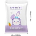 thumbnail image 2 of Cute Purple Rabbit Pattern Thickened Vacuum Compression Bag Storage Bag Household Clothes Quilt Zipper Bags for Storage (B, 50 * 70cm), 2 of 2