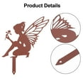 thumbnail image 4 of Iron Fairy Garden Art Hanging Outdoor Decoration For Home And Office Detailed Craftsmanship For Whimsical Touch, 4 of 9