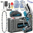 thumbnail image 5 of Mini Wireless Chainsaw, Powered By A 6-inch Chainsaw Battery, Comes With A Large Capacity Battery, Safety Lock, 5 of 7