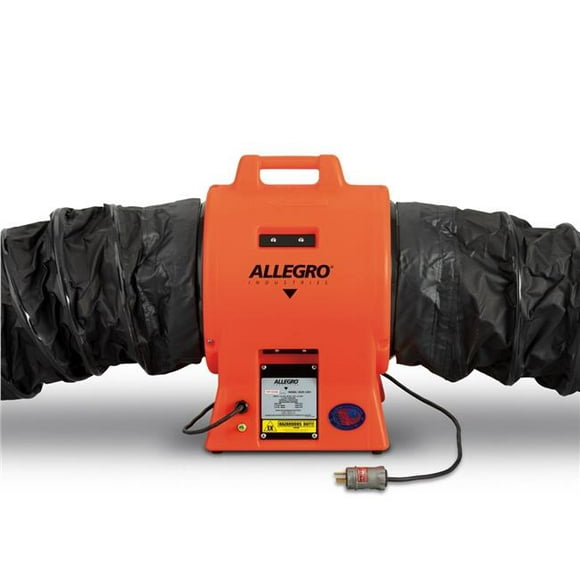 Allegro Industries 9539-12EXI Ventilateur en Ligne 12 Pouces à Aspiration Axiale Antidéflagrante