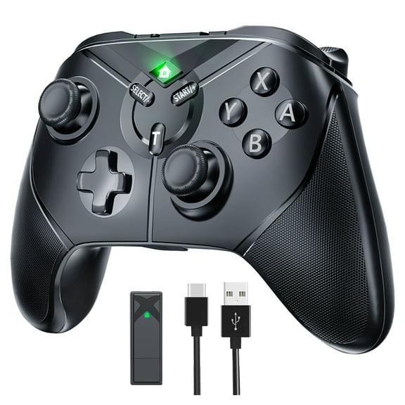 Bonacell Wireless Switch Pro Controller for Nintendo Switch/Lite/OLED Game Console, Switch Pro Controller w/Turbo , Red/Blue Switch Remote Controllers