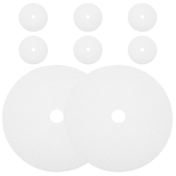 Miangastore 8pcs Silicone Dehydrator Sheets Reusable Dehydrator Trays Round Fruit Drying Mesh