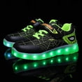thumbnail image 4 of YUNICUS Kids Light Up Shoes Led Flash Sneakers with Spider Upper USB Charge for Boys Girls Toddles Best Gift for Birthday Thanksgiving Christmas Day, 4 of 6