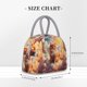 thumbnail image 2 of Balery Cute Cloud Pomeranian Bolsa de Almuerzo para Mujeres, Caja de Almuerzo, Bolsa de Almuerzo Pequeña Impermeable, Tote de Almuerzo Reutilizable con Gran Capacidad, 2 of 6