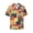 Cute Cartoon Cat, variant on Cute Cartoon Panda Print Men's Wrinkle Free Untucked Cuban Shirt Business Casual Button Down Shirts Short Sleeve Shirt
