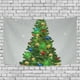 thumbnail image 1 of Tapiz de árbol de Navidad, decoración para colgar en la pared, decoración del hogar, sala de estar, dormitorio, 200x150 Cm JAMW Sencillez, 1 of 3