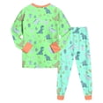 thumbnail image 6 of Baby Boys Long Sleeve Top And Pants Snug Fit Cotton Pajama Set,Skin-Friendly 6-12 Months 12-24 Months 2t 3t 4t 5t 6t 7t 8t 9t Children(Light Green,4-5 Years), 6 of 6