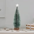 thumbnail image 4 of Pre Lit Tabletop Christmas Tree Fiber LED Snowy Artificial Tree With Star Topper For Holiday Decor, 4 of 7
