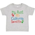 thumbnail image 3 of Inktastic My Aunt in California Loves Me Boys or Girls Baby T-Shirt, 3 of 5