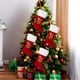 thumbnail image 1 of Chimenea Decoraciones de Navidad Suministros de Decoración de Navidad Red High End Gold Velvet Letter Calcetines 26 Carta Calcetines Regalo de Navidad Calcetines Regalos de Navidad de la Familia, 1 of 4