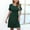 A0964-Green, variant on CALAFEBILA Women's Summer Dresses Short Sleeve Solid Color Mini Sun Dress A-Line Short Dresses for Women 2025