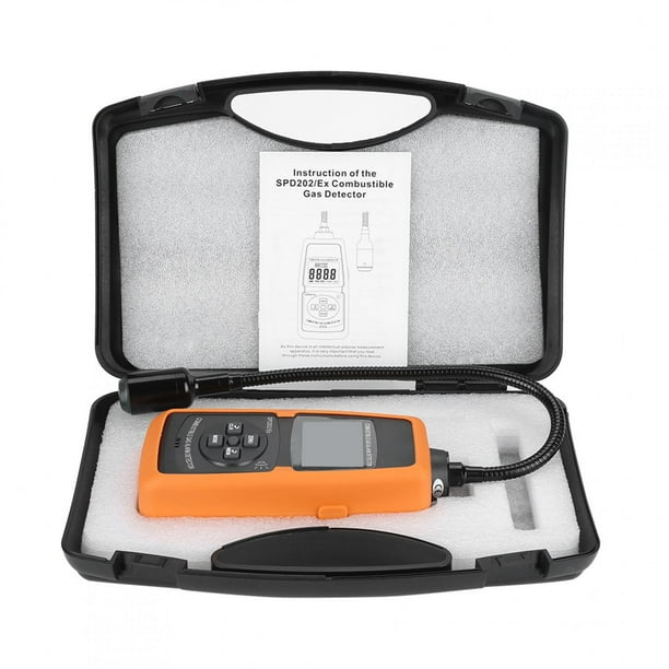 Detector de gas combustible, SPD202/EX Detector de gas digital de gas combustible Alarma de gas combustible Durabilidad mejorada NikouMX herramienta