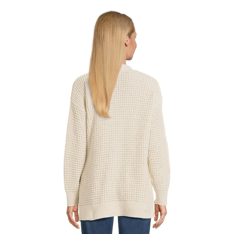 トップス Drumohr WAFFLE KNIT CARDIGAN MEROKEETY Women's Oversized Long Batwing Sleeve Cardigan