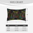 thumbnail image 4 of Pofeuu Color Summer Print Polyester Microfiber Plush Pillowcases, Super Soft and Cozy Pillow Case Covers with Envelop Closure（Pillow core not included）-16"x24", 4 of 6