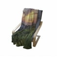 thumbnail image 4 of Massachusetts Soft Flannel Fleece Blanket, Calm Scenery with a Lighthouse American Landscape Nature Illustration, Cozy Plush for Indoor and Outdoor Use, 70" x 90", Green Multicolor, by Ambesonne, 4 of 6