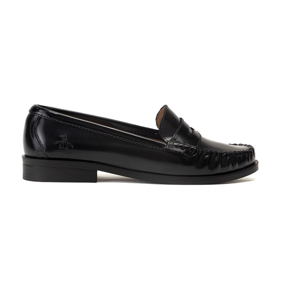 Mocasín Original Penguin Style Bruna Negro Para Mujer