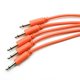 thumbnail image 1 of Synthrotek Paquete De 5 Cables De Conexión Eurorack De 36"" (91 Cm), Color Naranja, 3,5 Mm, 1/8 Pulgadas, Mono Ts A Ts, 1 of 5