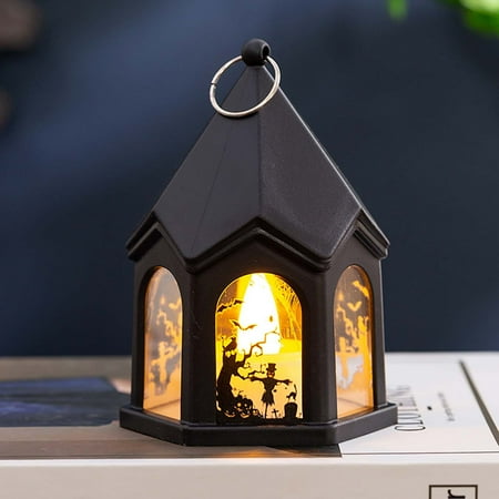 

GZQJFMY Night Lights Halloween Pumpkin Handheld Light Luminous Decoration A Variety of Patterns Festive Atmosphere