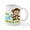 White, variant on CafePress - Boy Monkey Happy 1St Fathers Day Mug - 11 oz Ceramic Mug - Novelty Coffee Tea Cup