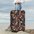 thumbnail image 7 of Disketp Vintage Floral Elastic Travel Luggage Cover Travel Suitcase Protective Cover For Trunk Case Apply To 18''-32'' Suitcase Cover-Medium, 7 of 7