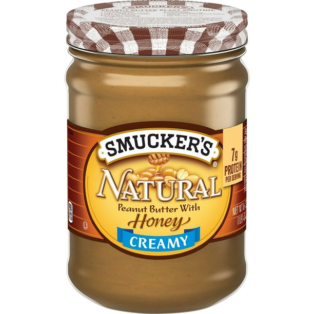 Smucker's Creamy Natural Peanut Butter With Honey, 16Ounce Walmart