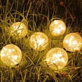 thumbnail image 1 of Luces solares para jardín SyouHome, paquete de 6, LED impermeables, 3,9", 1 of 7