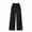 Black, variant on NAISIBABY Girls Cotton Linen Pants, with Pockets Wide Leg Drawstring Kids Baggy Lightweight Casual Pants Gray Size 14