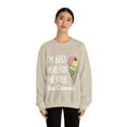 thumbnail image 4 of Funny Saying I'm Just Here For The Free Ice Cream G Gildan 18000 Sweatshirt, 4 of 4