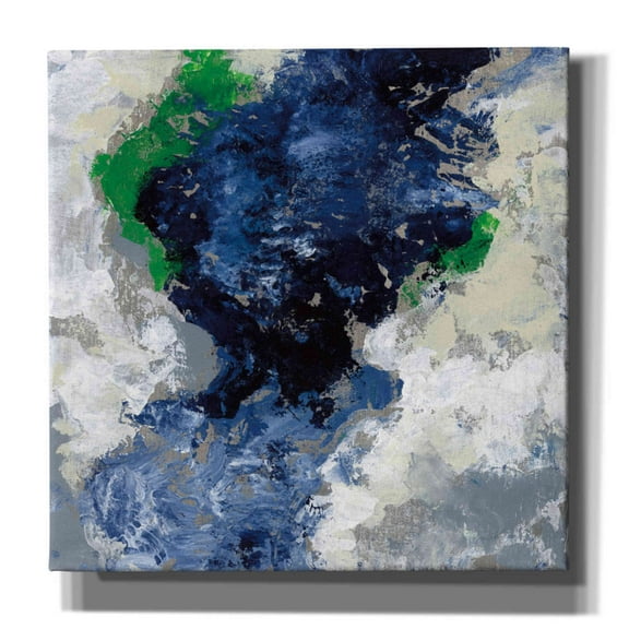 Epic Graffiti 'Northern Coast IV' by Silvia Vassileva, Canvas Wall Art, 37"x37"