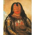 thumbnail image 2 of George Catlin 15x18 Black Ornate Wood Framed Double Matted Museum Art Print Titled - Peh-To-Pe-Kiss, Eagle's Ribs, a Piegan Chief (1832), 2 of 5