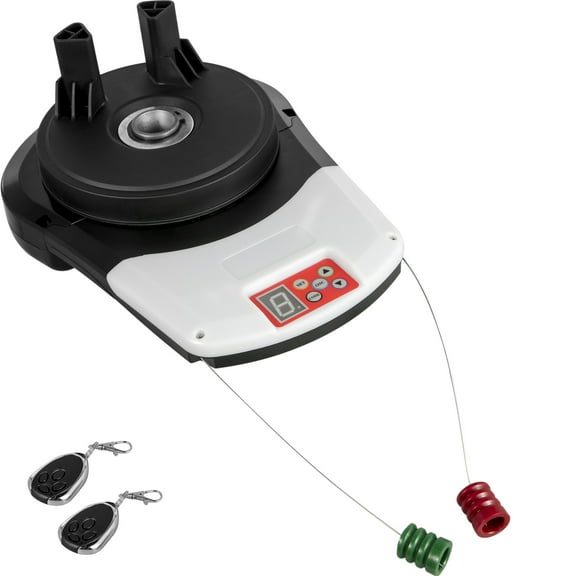 KFFKFF Electric Garage Door Opener Kit, 800 N Lifting Power, 164 ft Distance Remote Operation, 110V, Suitable for Garage and Store Doors, Includes 2 Remotes