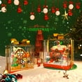 thumbnail image 5 of 654 Pcs Christmas Snow-Room Building Block Set with LED Lights and Transparent Display Box, Christmas-Toys Christmas-Sock-Filling for Kids & Adults, 5 of 6